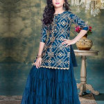 3 Pc Printed Lawn Suit With Broshcia Organza Dupatta